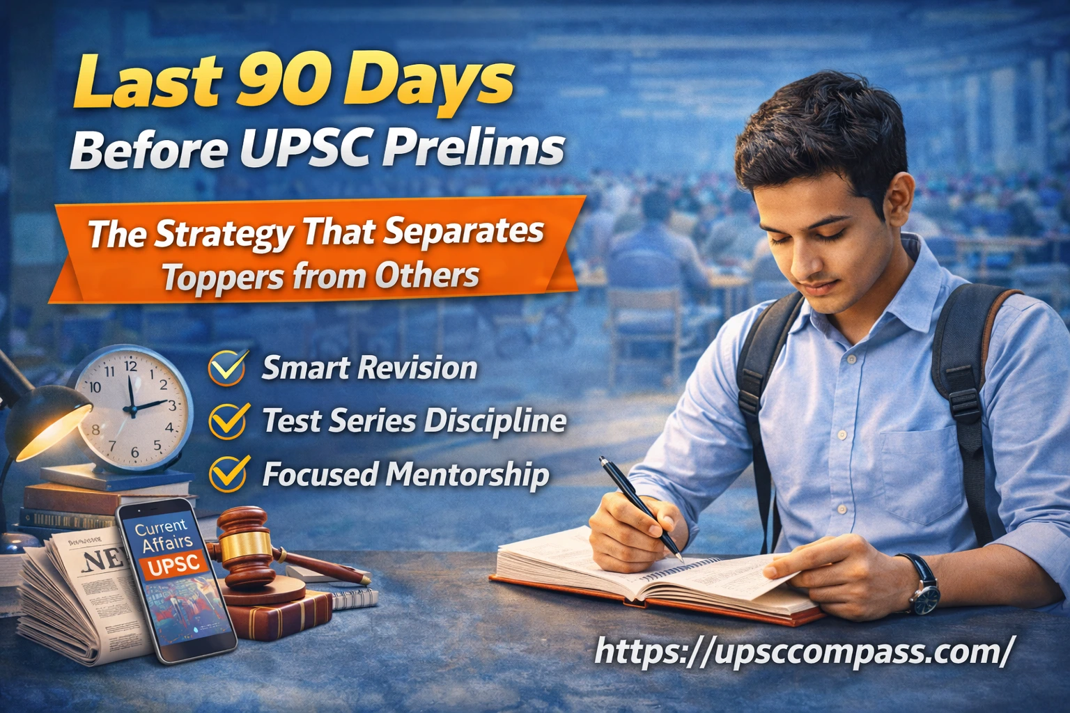 Last 90 Days Before UPSC Prelims