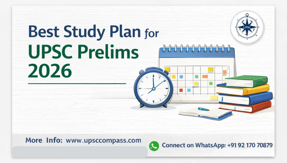Best Study Plan for UPSC Prelims 2026